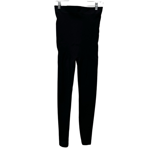 BLANQI Medium Black Everday Maternity Leggings Stretch Comfort B5 - Picture 1 of 3